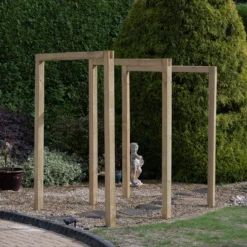 Forest Garden Sleeper European Softwood Arch (H) 240cm X (W) 160cm Set Of 3 10 Forest Garden Sleeper European Softwood Arch (H) 240cm X (W) 160cm Set Of 3 -Garden & Outdoors forest garden sleeper european softwood arch h 240cm x w 160cm set of 35013053190081 04i