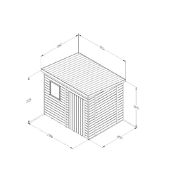 Forest Garden Timberdale 8x6 Ft Pent Tongue & Groove Wooden Shed With Floor 5 Forest Garden Timberdale 8x6 Ft Pent Tongue & Groove Wooden Shed With Floor -Garden & Outdoors forest garden timberdale 8x6 ft pent tongue groove wooden shed with floor5013053189214 01t bq