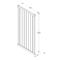 Forest Garden Tongue & Groove Wood Slatted Gate, (H)1.8m (W)0.9m 5 Forest Garden Tongue & Groove Wood Slatted Gate, (H)1.8m (W)0.9m -Garden & Outdoors forest garden tongue groove wood slatted gate h 1 8m w 0 9m5013053168028 04t bq