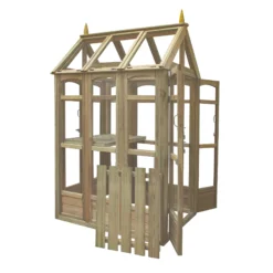 Forest Garden Victorian Walk Around 4x3 Greenhouse With Auto Vent -Garden & Outdoors forest garden victorian walk around 4x3 greenhouse with auto vent5013053176368 03c