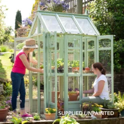 Forest Garden Victorian Walk Around 4x3 Greenhouse With Auto Vent -Garden & Outdoors forest garden victorian walk around 4x3 greenhouse with auto vent5013053176368 07i