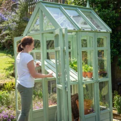 Forest Garden Victorian Walk Around 4x3 Greenhouse With Auto Vent -Garden & Outdoors forest garden victorian walk around 4x3 greenhouse with auto vent5013053176368 08i