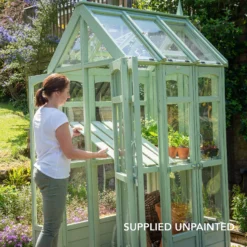 Forest Garden Victorian Walk Around 4x3 Greenhouse With Auto Vent -Garden & Outdoors forest garden victorian walk around 4x3 greenhouse with auto vent5013053176368 09i