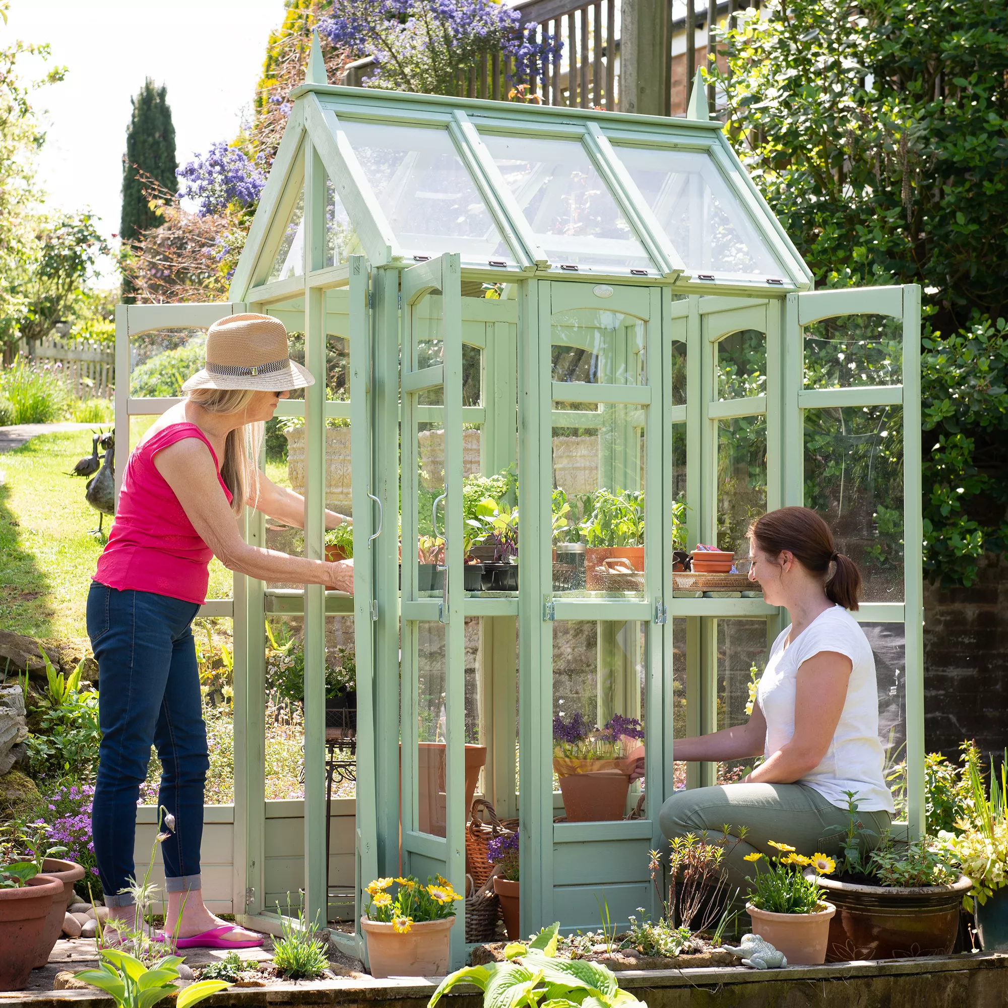 Forest Garden Victorian Walk Around 4x3 Greenhouse 6 Forest Garden Victorian Walk Around 4x3 Greenhouse - Image 6