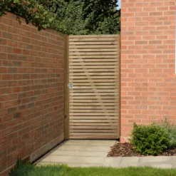 Forest Garden Wood Garden Gate, (H)1.8m (W)0.9m -Garden & Outdoors forest garden wood garden gate h 1 8m w 0 9m5013053176429 01i bq