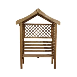 Forest Parisienne Arbour, (H)2120mm (W)1540mm (D)660mm - Assembly Required 7 Forest Parisienne Arbour, (H)2120mm (W)1540mm (D)660mm - Assembly Required -Garden & Outdoors forest parisienne arbour h 2120mm w 1540mm d 660mm assembly required5013053135952 02c bq
