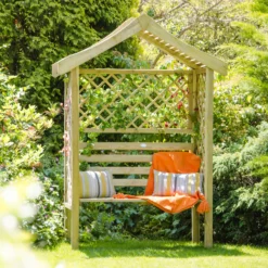 Forest Parisienne Arbour, (H)2120mm (W)1540mm (D)660mm - Assembly Required 8 Forest Parisienne Arbour, (H)2120mm (W)1540mm (D)660mm - Assembly Required -Garden & Outdoors forest parisienne arbour h 2120mm w 1540mm d 660mm assembly required5013053135952 02i bq