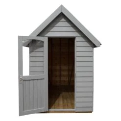 Forest Retreat 8x5 Apex Pressure Treated Overlap Grey Shed With Floor - Assembly Service Included -Garden & Outdoors forest retreat 8x5 apex pressure treated overlap grey shed with floor assembly service included5013053176511 04c bq