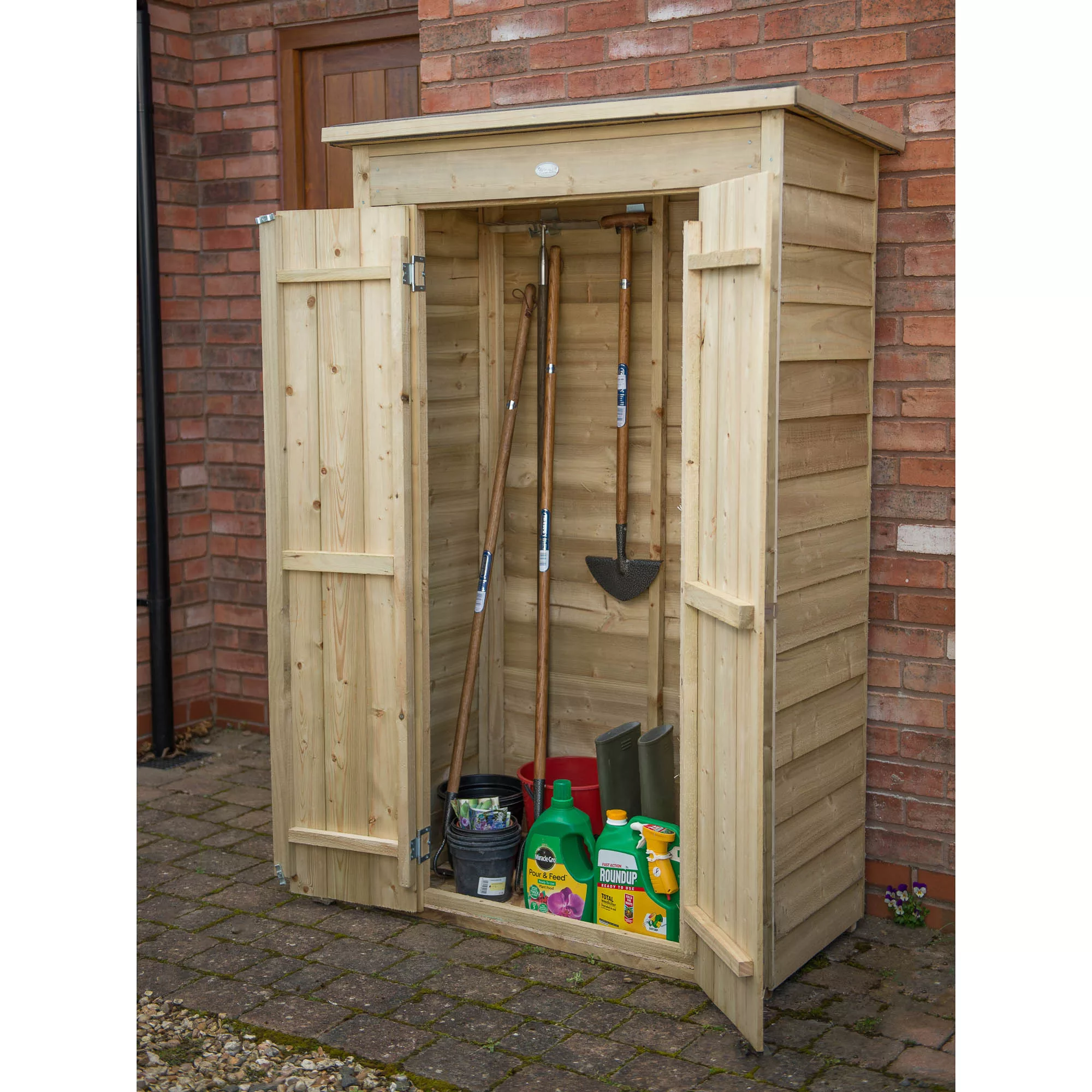 Forest Tall Tongue & Groove 3.5x2 Pent Garden Storage 750L 3 Forest Tall Tongue & Groove 3.5x2 Pent Garden Storage 750L - Image 3