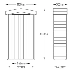 Forest Tall Tongue & Groove 3.6x1.6 Apex Garden Storage 750L 25 Forest Tall Tongue & Groove 3.6x1.6 Apex Garden Storage 750L -Garden & Outdoors forest tall tongue groove 3 6x1 6 apex garden storage 750l5013053163184 01t bq