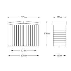 Forest Tongue & Groove 6.5x2.6 Apex Garden Storage 2000L 27 Forest Tongue & Groove 6.5x2.6 Apex Garden Storage 2000L -Garden & Outdoors forest tongue groove 6 5x2 6 apex garden storage 2000l5013053163245 01t bq
