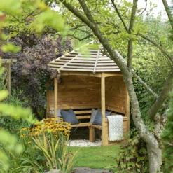 Forest Venetian Corner Arbour, (H)2500mm (W)2330mm (D)1610mm - Assembly Required -Garden & Outdoors forest venetian corner arbour h 2500mm w 2330mm d 1610mm assembly required5013053139745 04i