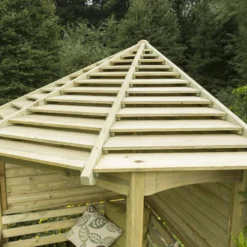 Forest Venetian Corner Arbour, (H)2500mm (W)2330mm (D)1610mm - Assembly Required -Garden & Outdoors forest venetian corner arbour h 2500mm w 2330mm d 1610mm assembly required5013053139745 09i