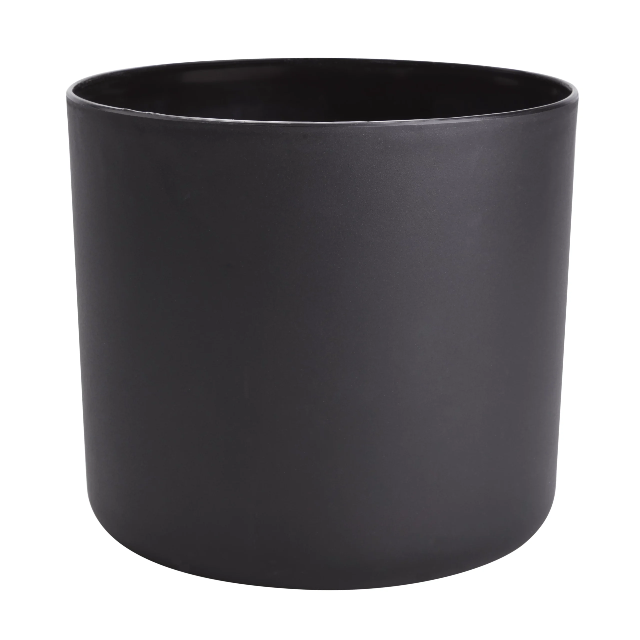 GoodHome Black Plastic Plain Round Plant Pot (Dia)25.1cm 1 GoodHome Black Plastic Plain Round Plant Pot (Dia)25.1cm