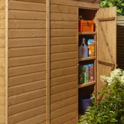 GoodHome Clapperton 8x6 Pent Dip Treated Shiplap Shed With Floor (Base Included) - Assembly Service Included -Garden & Outdoors goodhome clapperton 8x6 pent dip treated shiplap shed with floor base included assembly service included5059340270203 10i
