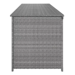 GoodHome Hamilton Steeple Grey Rattan Effect Storage Box (W) 180cm X (D) 65cm 15 GoodHome Hamilton Steeple Grey Rattan Effect Storage Box (W) 180cm X (D) 65cm -Garden & Outdoors goodhome hamilton steeple grey rattan effect storage box w 180cm x d 65cm5059340677415 05c