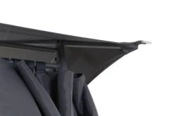 GoodHome Shamal Steel Grey Rectangular Gazebo, (W)2.96m (D)3.96m - Assembly Required -Garden & Outdoors goodhome shamal steel grey rectangular gazebo w 2 96m d 3 96m assembly required5059340125466 38c