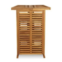 GoodHome Virginia Wooden Drink Cabinet Bar -Garden & Outdoors goodhome virginia wooden drink cabinet bar3663602726203 01bq