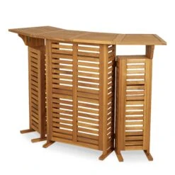 GoodHome Virginia Wooden Drink Cabinet Bar -Garden & Outdoors goodhome virginia wooden drink cabinet bar3663602726203 04bq