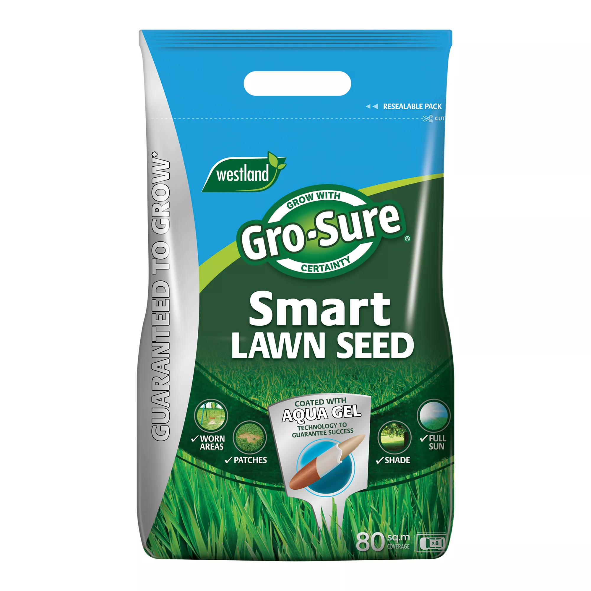 Gro Sure Lawn Fertiliser 80m² 3.2kg 1 Gro Sure Lawn Fertiliser 80m² 3.2kg