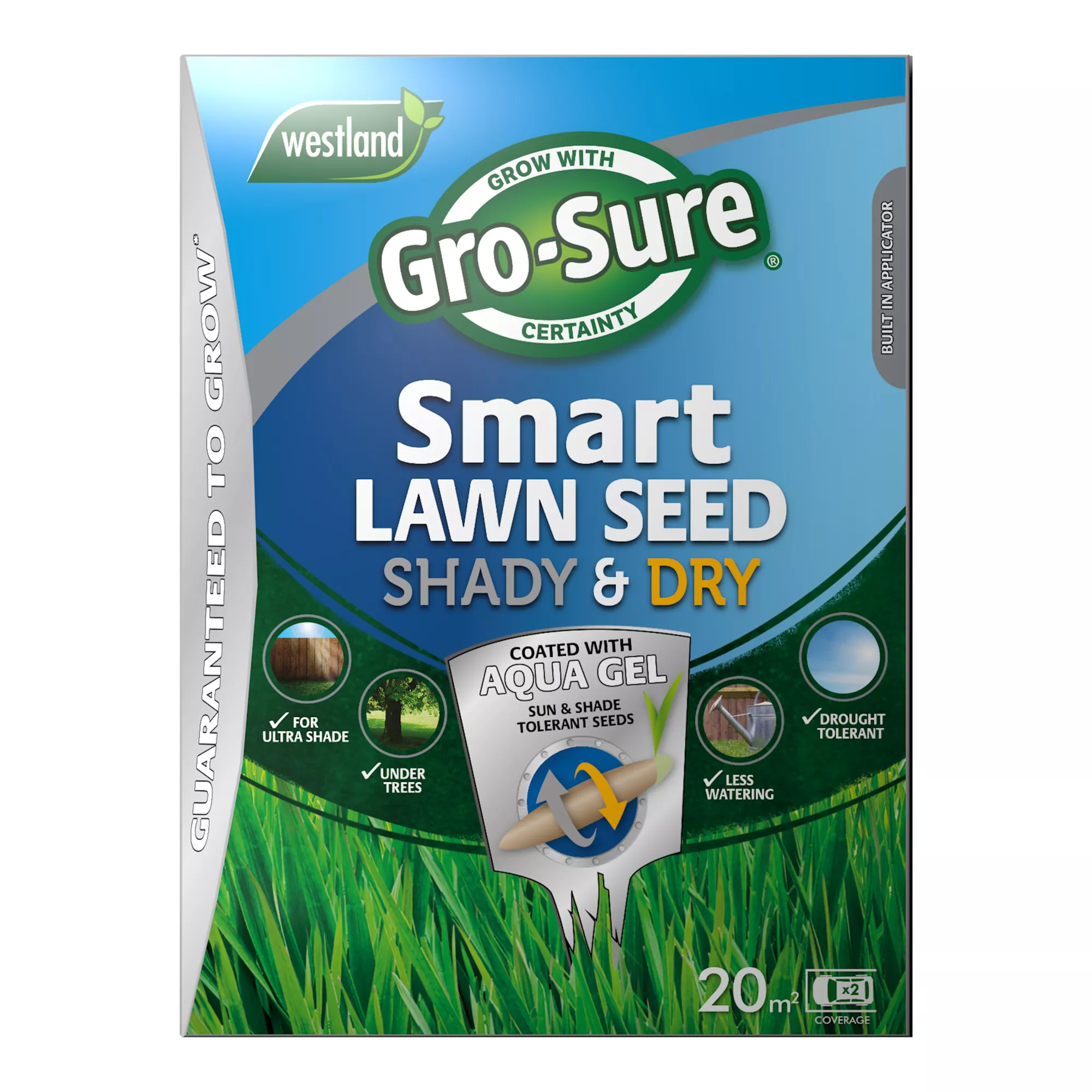 Gro-Sure Smart Seed Lawn Fertiliser 20m² 0.8kg 1 Gro-Sure Smart Seed Lawn Fertiliser 20m² 0.8kg