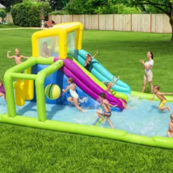H2O Multicolour Splash Course Water Park -Garden & Outdoors h2o multicolour splash course water park6942138985146 02i bq