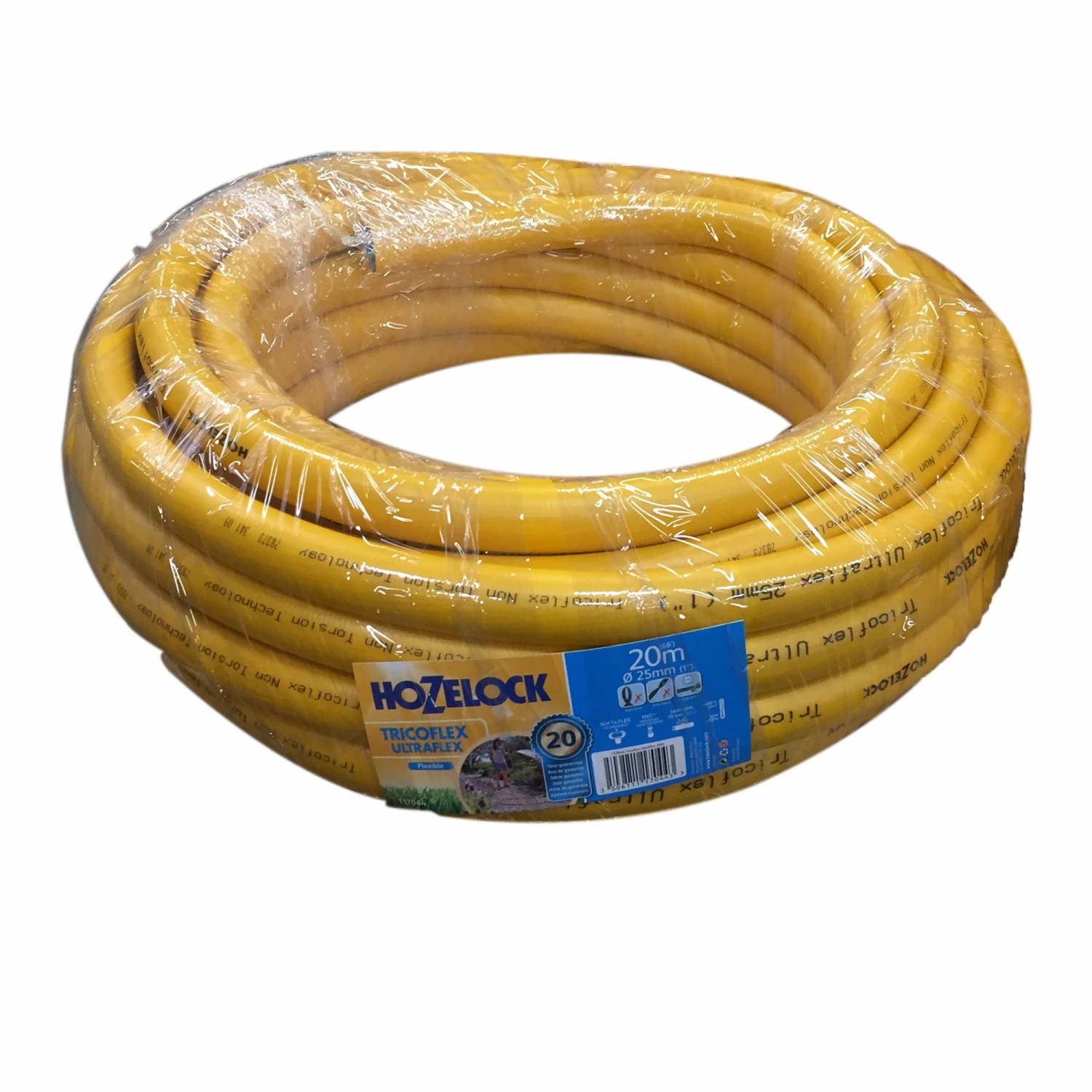 Hozelock Ultraflex 117039 Yellow 5-layer Reinforced Hose Pipe (L)20m 1 Hozelock Ultraflex 117039 Yellow 5-layer Reinforced Hose Pipe (L)20m