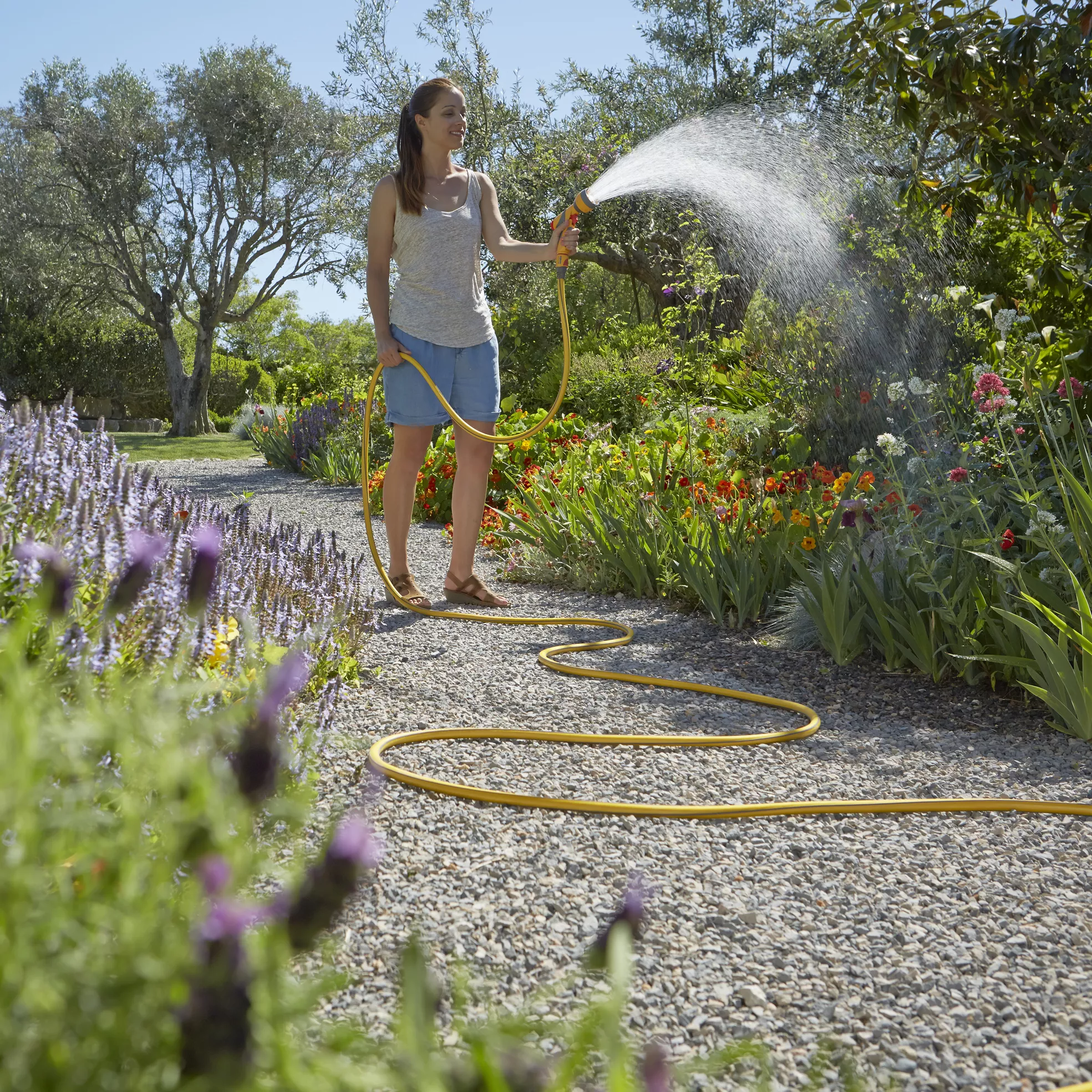 Hozelock Ultraflex 117039 Yellow 5-layer Reinforced Hose Pipe (L)20m 2 Hozelock Ultraflex 117039 Yellow 5-layer Reinforced Hose Pipe (L)20m - Image 2