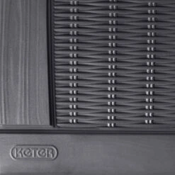 Keter Borneo Rattan Effect Plastic Garden Storage Box -Garden & Outdoors keter borneo rattan effect plastic garden storage box7290103669065 03bq