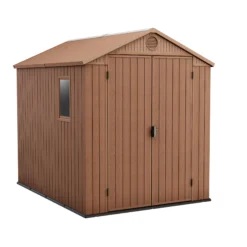 Keter Darwin 8x6 Ft Apex Tongue & Groove Shed With Floor -Garden & Outdoors keter darwin 8x6 ft apex tongue groove shed with floor7290112636096 01c bq
