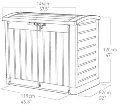 Keter Store-it-out ARC Plastic Garden Storage Box -Garden & Outdoors keter store it out arc plastic garden storage box5397007165784 01t BQ