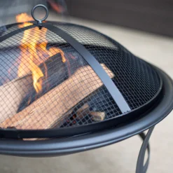 La Hacienda Albion Steel Firepit 13 La Hacienda Albion Steel Firepit -Garden & Outdoors la hacienda albion steel firepit5055025581657 04i bq