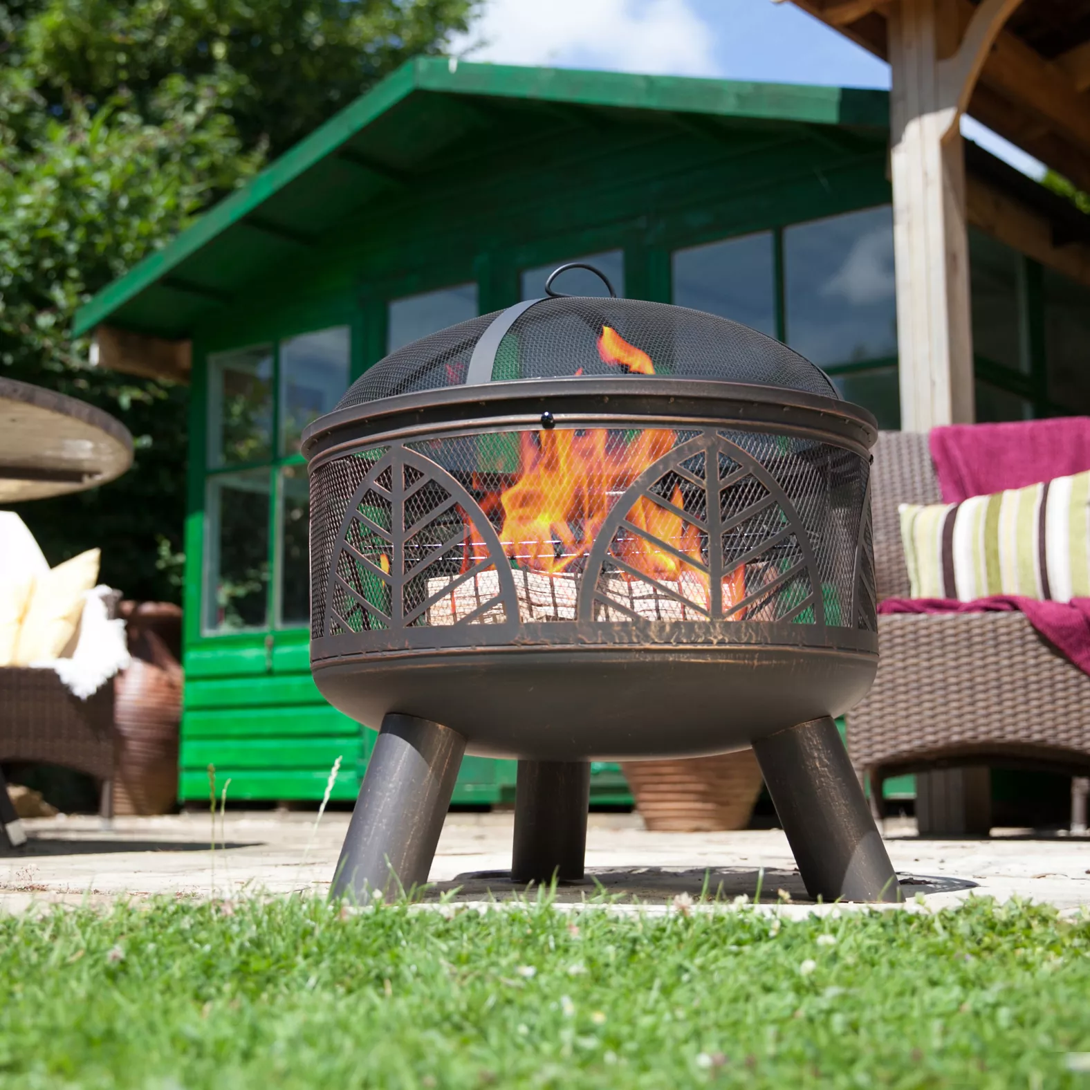 La Hacienda Alexis Steel Firepit 3 La Hacienda Alexis Steel Firepit - Image 3