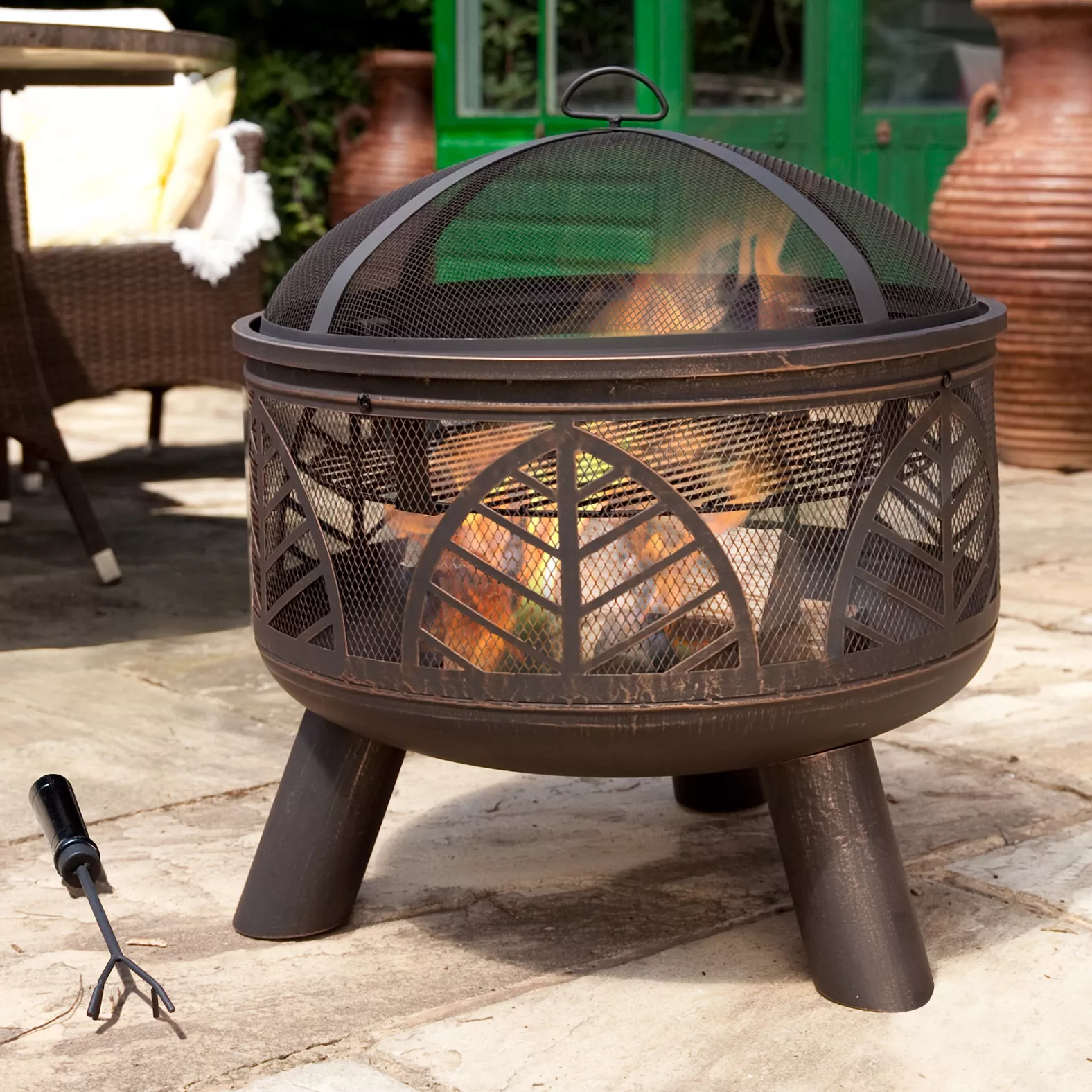La Hacienda Alexis Steel Firepit 1 La Hacienda Alexis Steel Firepit
