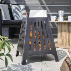 La Hacienda Anubis Steel Firepit -Garden & Outdoors la hacienda anubis steel firepit5055025585730 01i BQ