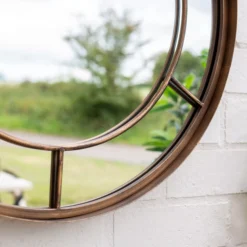 La Hacienda Aston & Wold Valencia Gold Effect Curved Framed Garden Mirror 600mm X 600mm 10 La Hacienda Aston & Wold Valencia Gold Effect Curved Framed Garden Mirror 600mm X 600mm -Garden & Outdoors la hacienda aston wold valencia gold effect curved framed garden mirror 600mm x 600mm5055025559090 02i bq