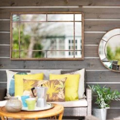 La Hacienda Aston & Wold Valencia Gold Effect Curved Framed Garden Mirror 600mm X 600mm 13 La Hacienda Aston & Wold Valencia Gold Effect Curved Framed Garden Mirror 600mm X 600mm -Garden & Outdoors la hacienda aston wold valencia gold effect curved framed garden mirror 600mm x 600mm5055025559090 05i bq