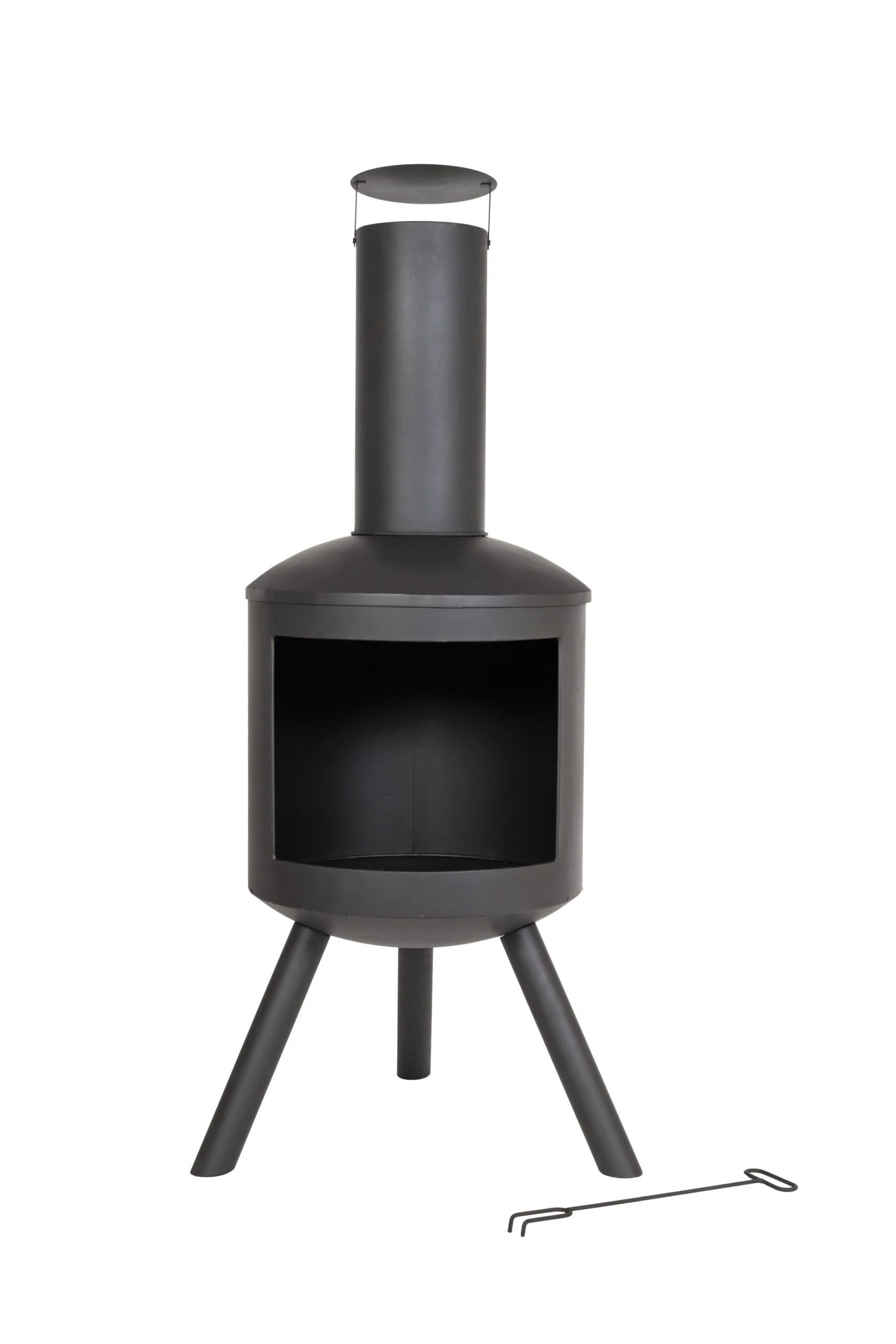 La Hacienda Barola Steel Chiminea 2 La Hacienda Barola Steel Chiminea - Image 2