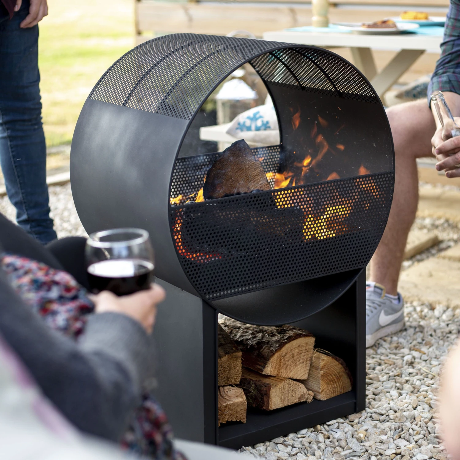 La Hacienda Camacha Steel Fireplace 1 La Hacienda Camacha Steel Fireplace