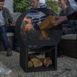 La Hacienda Camacha Steel Fireplace 10 La Hacienda Camacha Steel Fireplace -Garden & Outdoors la hacienda camacha steel fireplace5055025585273 04i BQ