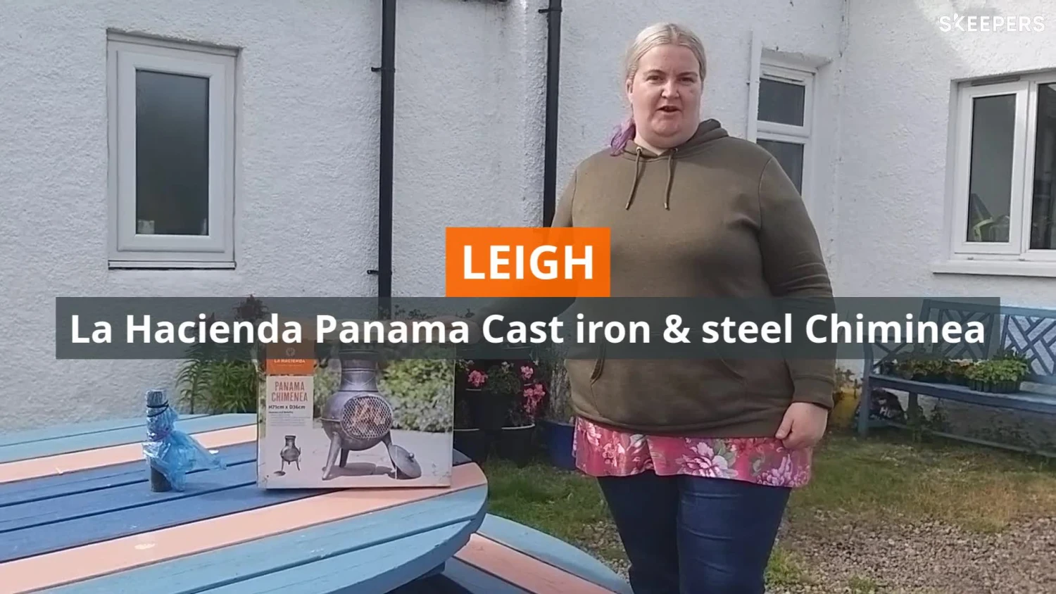 La Hacienda Panama Cast Iron & Steel Chiminea 2 La Hacienda Panama Cast Iron & Steel Chiminea - Image 2