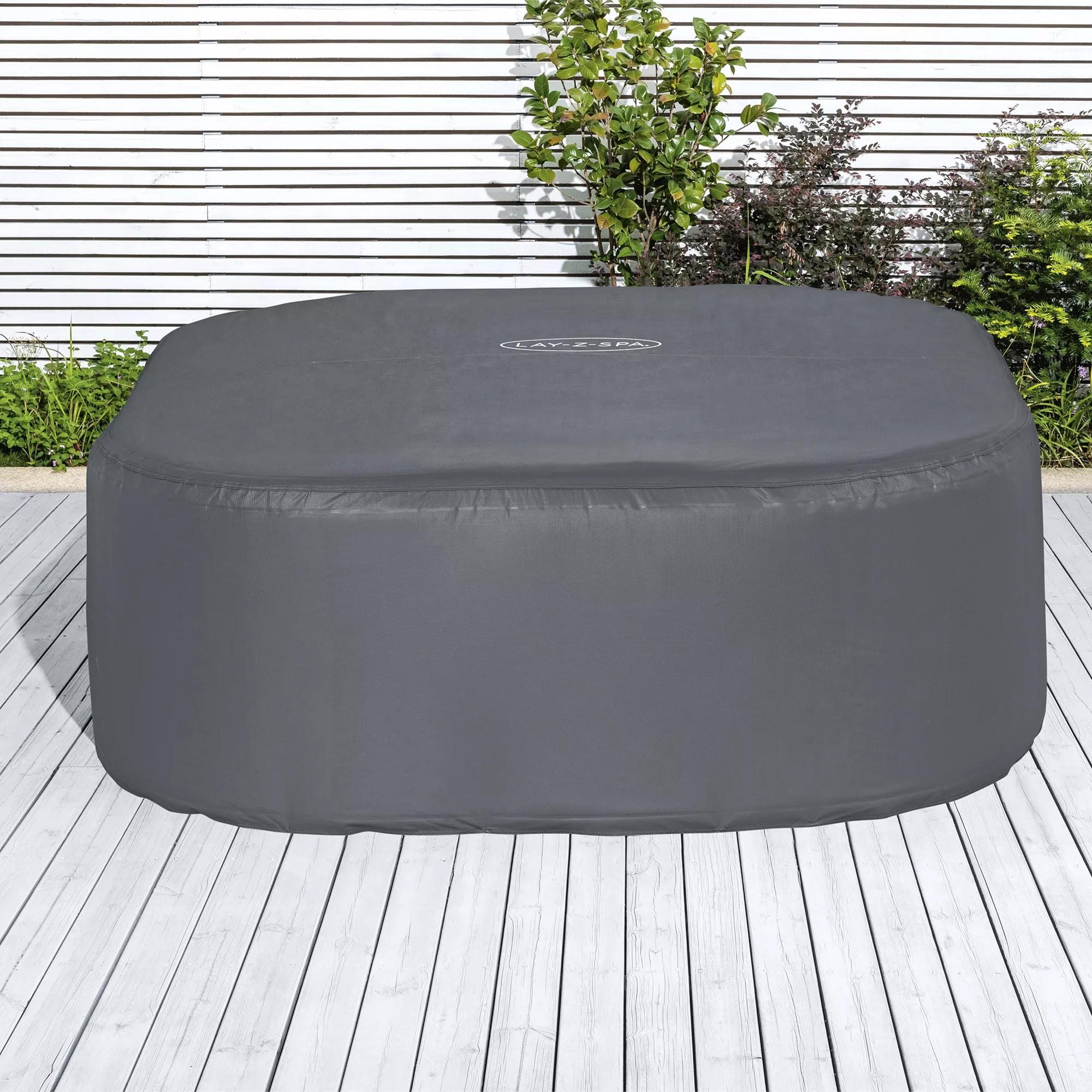 Lay-Z-Spa Grey Square Hot Tub Cover 5 Lay-Z-Spa Grey Square Hot Tub Cover - Image 5