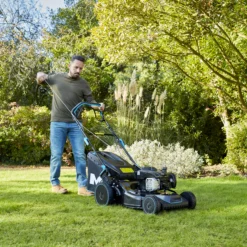 Mac Allister MLMP550SP46-M&S 140cc Petrol Rotary Lawnmower -Garden & Outdoors mac allister mlmp550sp46 m s 140cc petrol rotary lawnmower5059340124506 01i