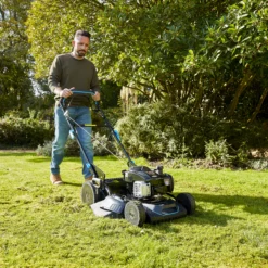 Mac Allister MLMP550SP46-M&S 140cc Petrol Rotary Lawnmower -Garden & Outdoors mac allister mlmp550sp46 m s 140cc petrol rotary lawnmower5059340124506 02i