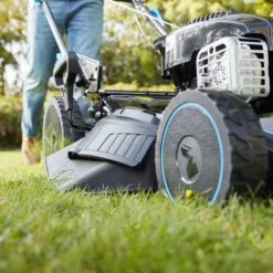 Mac Allister MLMP550SP46-M&S 140cc Petrol Rotary Lawnmower -Garden & Outdoors mac allister mlmp550sp46 m s 140cc petrol rotary lawnmower5059340124506 03i