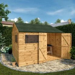 Mercia 10x10 Apex Shiplap Workshop With Double Door 19 Mercia 10x10 Apex Shiplap Workshop With Double Door -Garden & Outdoors mercia 10x10 apex shiplap workshop with double door5029442006246 02i bq