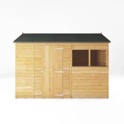 Mercia 10x6 Ft Reverse Apex Overlap Wooden 2 Windows Shed With Floor -Garden & Outdoors mercia 10x6 ft reverse apex overlap wooden 2 windows shed with floor5029442078175 02c