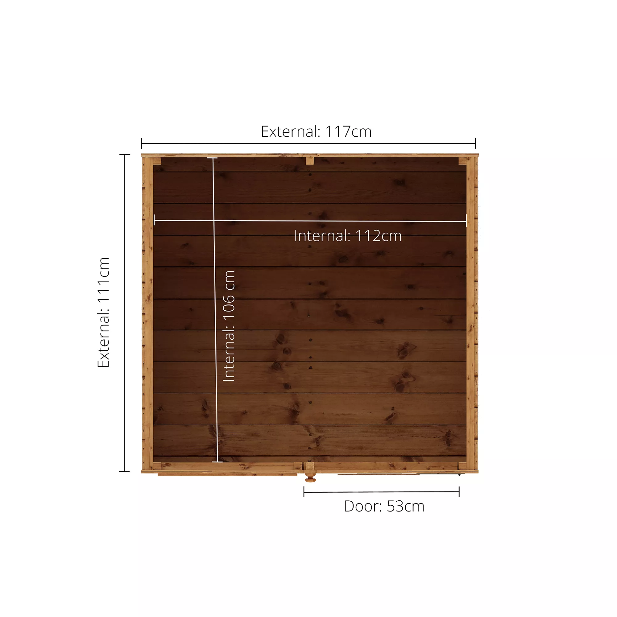 Mercia 4x4 Snug European Softwood Playhouse Assembly Required 5 Mercia 4x4 Snug European Softwood Playhouse Assembly Required - Image 5