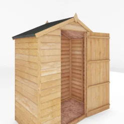 Mercia 5x3 Ft Apex Overlap Wooden Shed With Floor 14 Mercia 5x3 Ft Apex Overlap Wooden Shed With Floor -Garden & Outdoors mercia 5x3 ft apex overlap wooden shed with floor5029442090269 05c