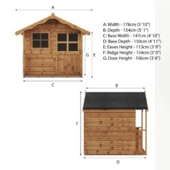 Mercia 5x5 Poppy European Softwood Playhouse Assembly Required 7 Mercia 5x5 Poppy European Softwood Playhouse Assembly Required -Garden & Outdoors mercia 5x5 poppy european softwood playhouse assembly required5029442076362 02t